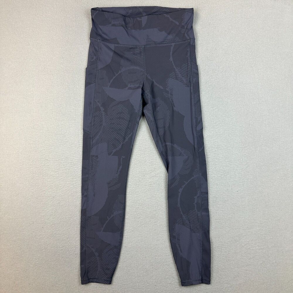 Vuori Womens Size S Stride Leggings Charcoal Mache Grey High Rise Yoga Running